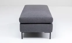 Taborety*KARE Design Podnóżek Gianni 130x62 Cm Szary