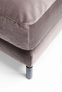 Taborety*KARE Design Podnóżek Lullaby 100x100 Cm Taupe