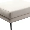 Taborety*KARE Design Podnóżek W Kolorze Kremowym Nogi Stalowe 80x68 Cm
