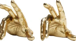 Podpórki Na Książki*KARE Design Podpórki Na Książki Fingers 16x21 Cm Złote