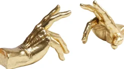 Podpórki Na Książki*KARE Design Podpórki Na Książki Fingers 16x21 Cm Złote