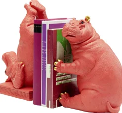 Podpórki Na Książki*KARE Design Podpórki Na Książki Hippo (2-set) Różowe