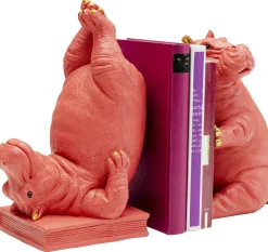 Podpórki Na Książki*KARE Design Podpórki Na Książki Hippo (2-set) Różowe