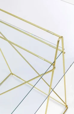 Stoły|Biurka*KARE Design Podstawa Biurka Polar 2 El. Złota Matowa
