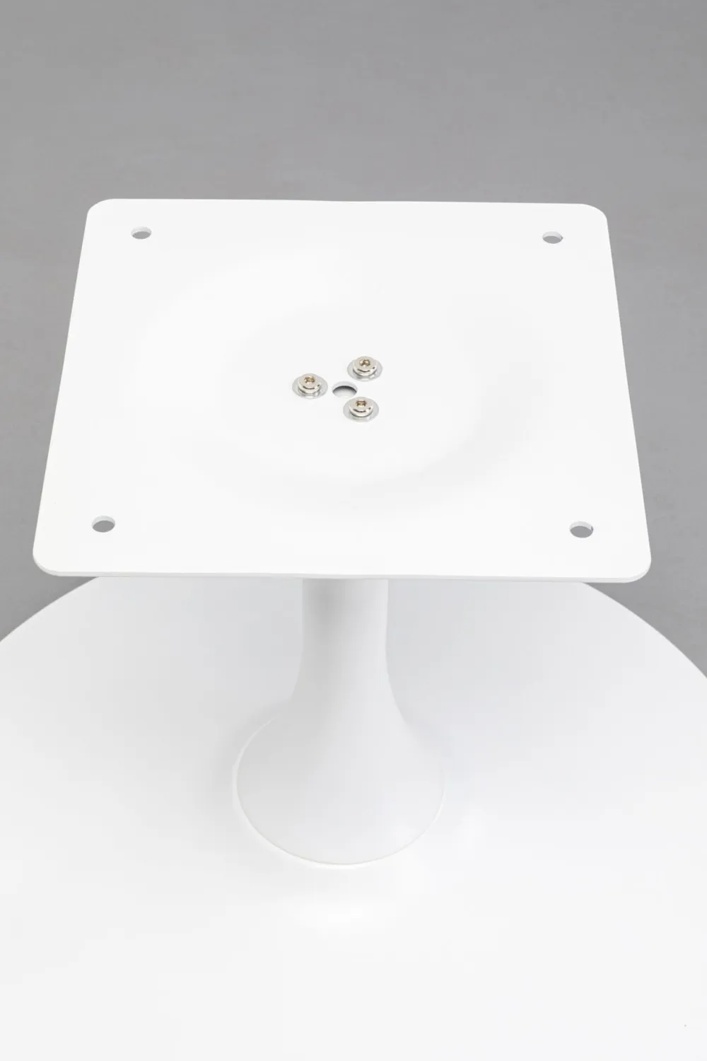 Stoliki Kawowe*KARE Design Podstawa Stolika Kawowego Stalowa Biała Ø60 Cm