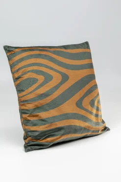 Poduszki Dekoracyjne*KARE Design Poduszka Dekoracyjna Abstract Shapes 45x45 Cm Zielono-brązowa