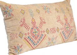 Poduszki Dekoracyjne*KARE Design Poduszka Dekoracyjna Beżowa Z Kolorowymi Wzorami 60x35 Cm