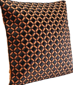 Poduszki Dekoracyjne*KARE Design Poduszka Dekoracyjna Czarno-pomarańczowa Nowoczesna 45x45 Cm