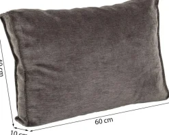 Poduszki Dekoracyjne|Sofy Modułowe*KARE Design Poduszka Dekoracyjna Infinity Chenille 60x40 Cm Ciemnoszara