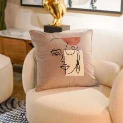 Poduszki Dekoracyjne*KARE Design Poduszka Dekoracyjna Mademoiselle 45x45 Cm Szara