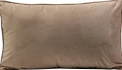 Poduszki Dekoracyjne*KARE Design Poduszka Dekoracyjna Ze Wzorami I Lamówką Biało-brązowa 50x30 Cm