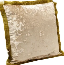 Poduszki Dekoracyjne*KARE Design Poduszka Dekoracyjna Z Frędzlami 45x45 Cm Beżowa