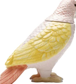 Figurki Dekoracyjne*KARE Design Pojemnik Dekoracyjny Ceramiczny Kolorowa Papuga 21x23 Cm
