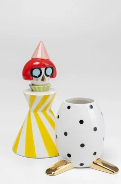 Figurki Dekoracyjne*KARE Design Pojemnik Dekoracyjny Circus 11x26 Cm Kolorowy