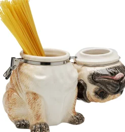 Pojemniki*KARE Design Pojemnik Dekoracyjny Pies Mops 24x18 Cm