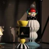 Figurki Dekoracyjne*KARE Design Pojemnik Dekoracyjny Puppet Ø10x26 Cm Kolorowy