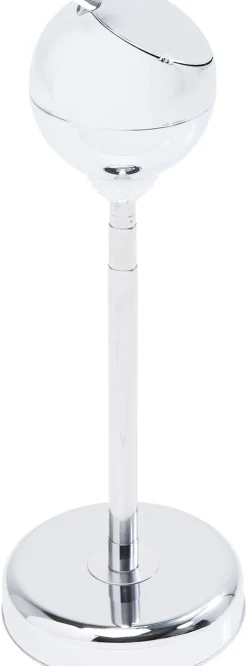 Popielniczki I Papierośnice*KARE Design Popielniczka Spheric ∅13x37 Cm Srebrna