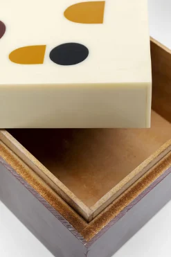 Pudełka Na Biżuterię*KARE Design Pudełko Na Biżuterię Emily 13x13 Cm Kolorowe