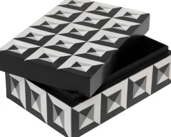 Pudełka Na Biżuterię*KARE Design Pudełko Na Biżuterię Geometryczne 20x12 Cm