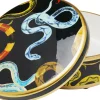 Pudełka Na Biżuterię*KARE Design Pudełko Na Biżuterię Z Porcelany Motyw Węży Ø19x9 Cm