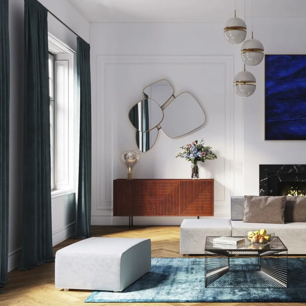 Pufy*KARE Design Pufa Infinity 100x80 Cm Szara