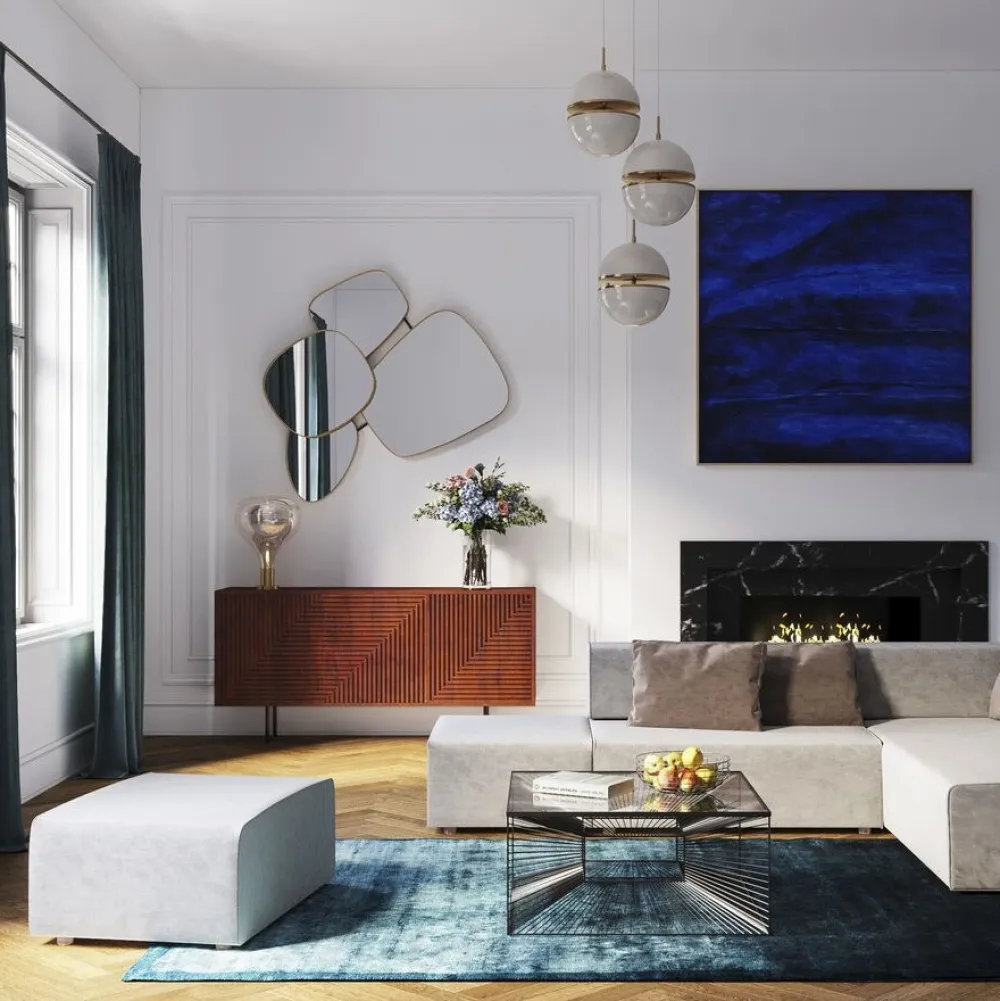 Pufy*KARE Design Pufa Infinity 100x50 Cm Szara