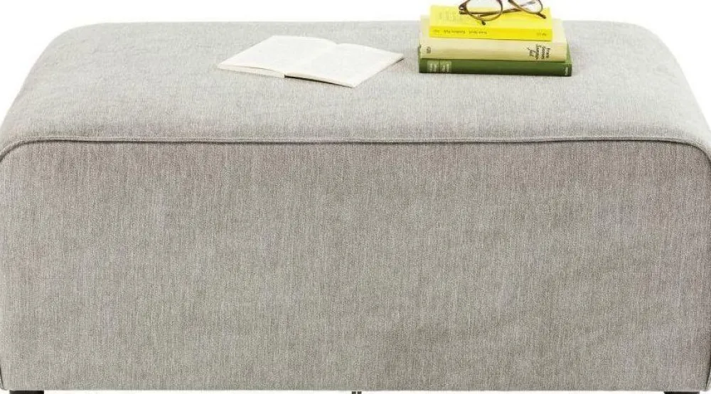 Pufy*KARE Design Pufa Infinity 100x50 Cm Szara