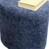 Pufy*KARE Design Pufa Niebieska W Kształcie Serca 34x36 Cm