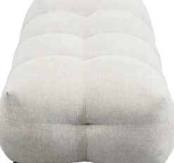 Pufy*KARE Design Pufa Pikowana Duża W Kolorze Kremowym 125x82 Cm