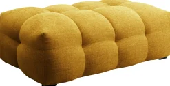 Pufy*KARE Design Pufa Pikowana Duża W Kolorze żółtym 125x82 Cm