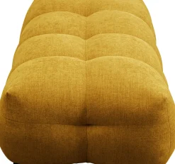Pufy*KARE Design Pufa Pikowana Duża W Kolorze żółtym 125x82 Cm