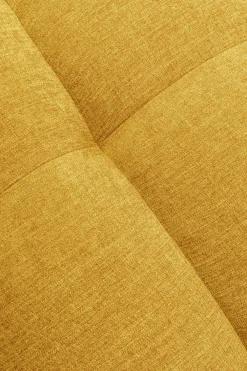 Pufy*KARE Design Pufa Pikowana Duża W Kolorze żółtym 125x82 Cm