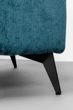 Taborety|Pufy*KARE Design Pufa - Podnóżek Ciemnozielony Welurowy Nogi Czarne 105x70 Cm