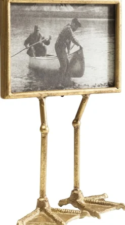 Ramki Na Zdjęcia*KARE Design Ramka Duck Feet Pozioma 19x38 Cm Złota