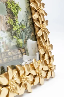 Ramki Na Zdjęcia*KARE Design Ramka Na Zdjęcia Flower 21x26 Cm Złota