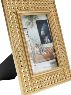 Ramki Na Zdjęcia*KARE Design Ramka Na Zdjęcia Holes 21x26 Cm Złota