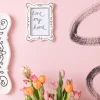 Ramki Na Zdjęcia*KARE Design Ramka Na Zdjęcia 10x17 Cm Biała Czarne Wzory