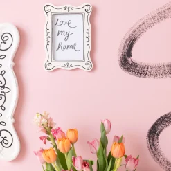 Ramki Na Zdjęcia*KARE Design Ramka Na Zdjęcia 10x17 Cm Biała Czarne Wzory