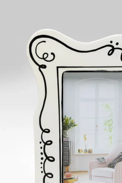 Ramki Na Zdjęcia*KARE Design Ramka Na Zdjęcia 10x17 Cm Biała Czarne Wzory