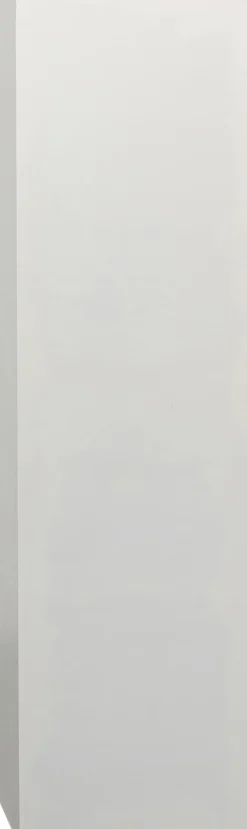 Regały*KARE Design Regał Do Salonu Biały Skandynawski MDF 48x180 Cm