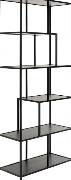 Regały*KARE Design Regał Loftie 77x185 Cm Czarny