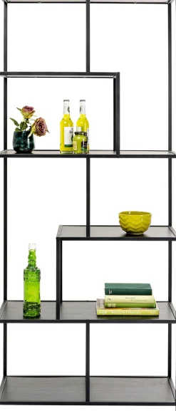 Regały*KARE Design Regał Loftie 77x185 Cm Czarny