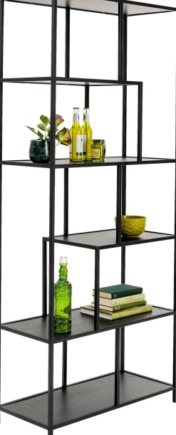 Regały*KARE Design Regał Loftie 77x185 Cm Czarny