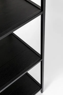 Regały*KARE Design Regał Loftie 77x185 Cm Czarny