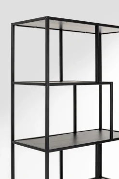 Regały*KARE Design Regał Loftie 77x185 Cm Czarny