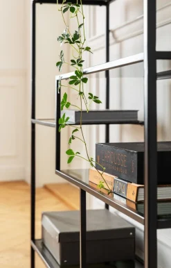 Regały*KARE Design Regał Loft 115x195 Cm Czarny