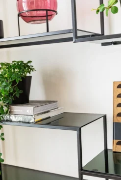 Regały*KARE Design Regał Loft 115x195 Cm Czarny