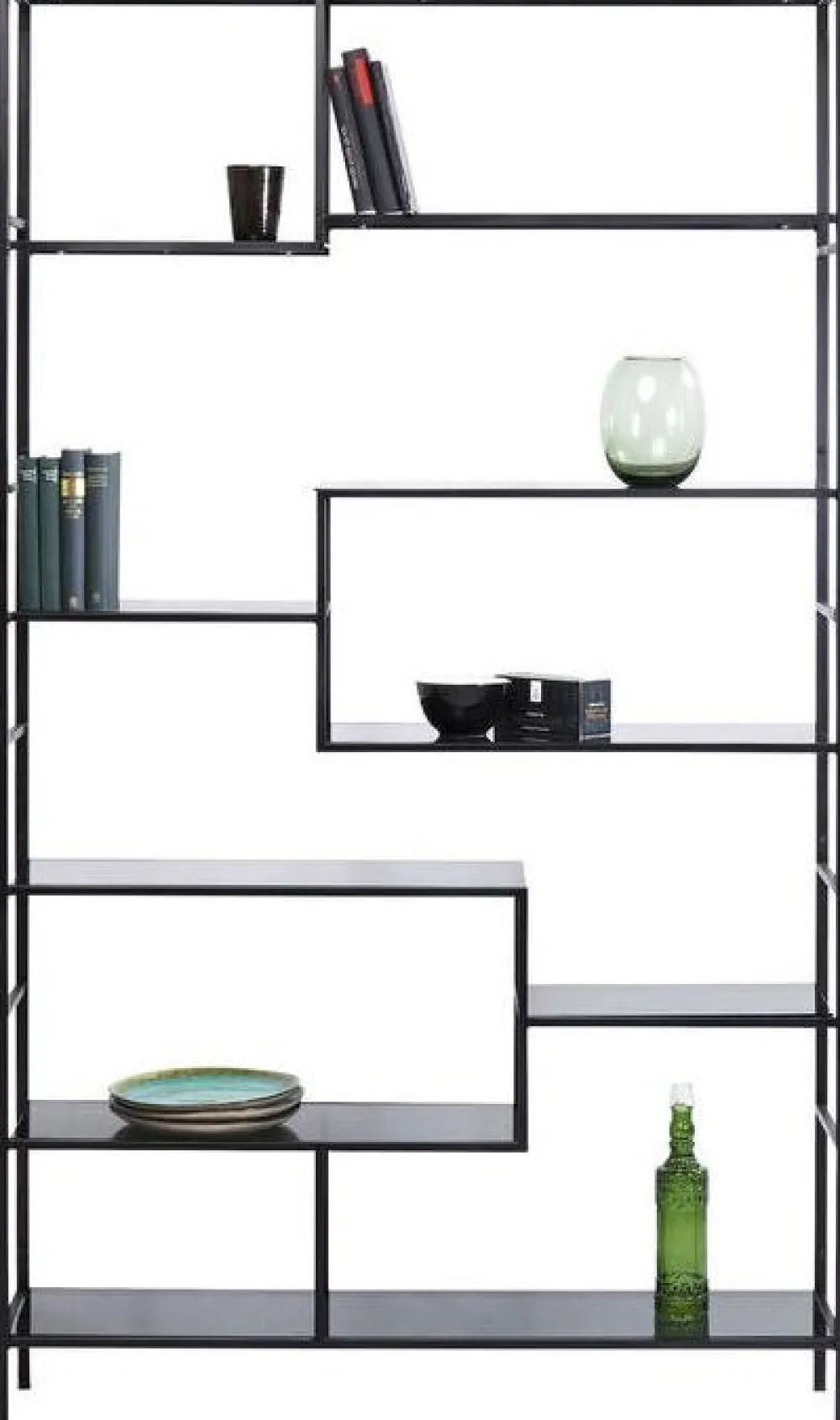 Regały*KARE Design Regał Loft 115x195 Cm Czarny