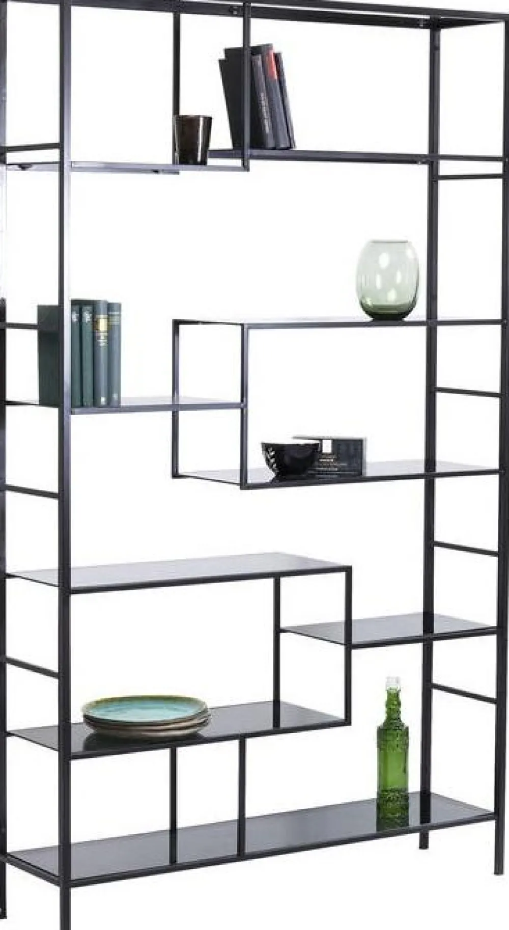Regały*KARE Design Regał Loft 115x195 Cm Czarny
