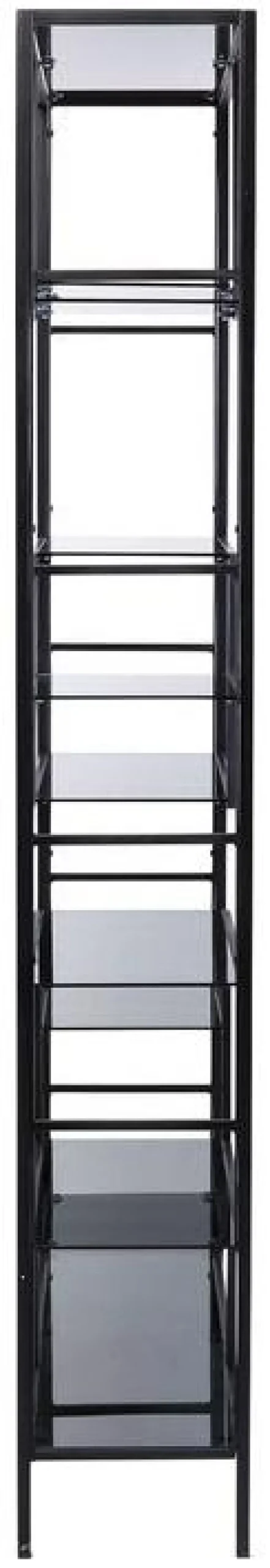 Regały*KARE Design Regał Loft 115x195 Cm Czarny